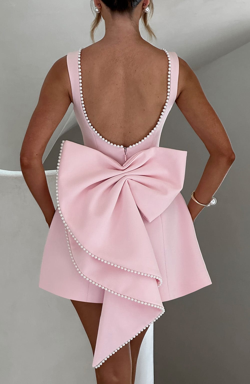 Kylie | Women's Wedding Guest Structured Mini Dress