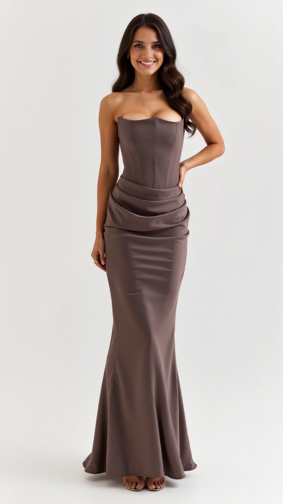 Bella | Women’s Wedding Guest Column Maxi Dress
