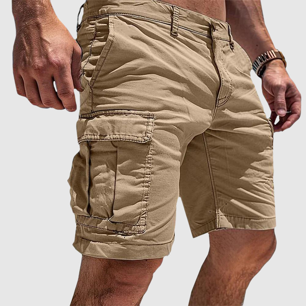 Charles | Men's Cargo Pocket Casual Knee Length Shorts