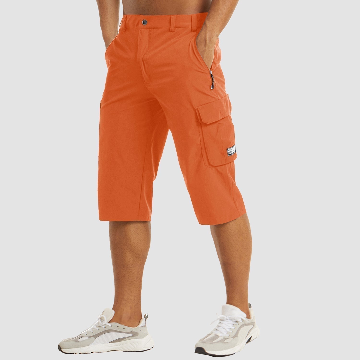 Brandon | Men's Cargo Pocket Casual Knee Length Shorts