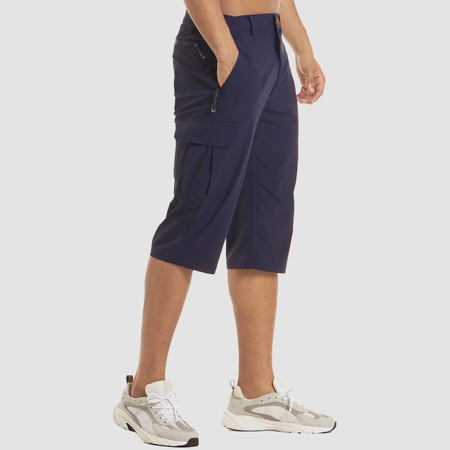 Brandon | Men's Cargo Pocket Casual Knee Length Shorts