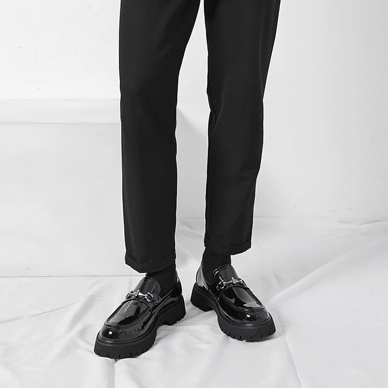 Mason | Men's Leather Loafers Business Dress Shoes Platform Sole