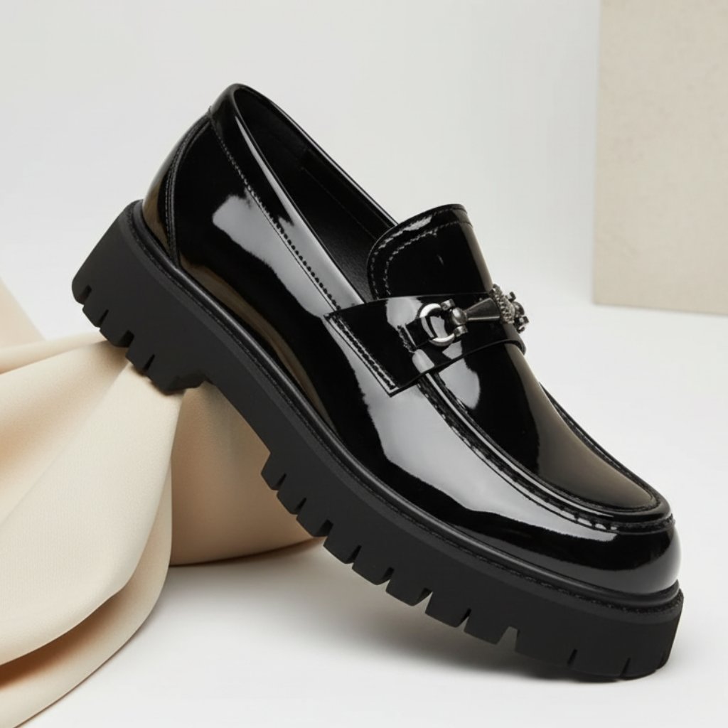 Mason | Men's Leather Loafers Business Dress Shoes Platform Sole
