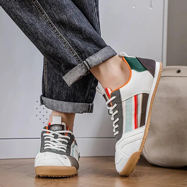Daniel | Men's Trail Sneakers Layered Suede Mesh Athletic