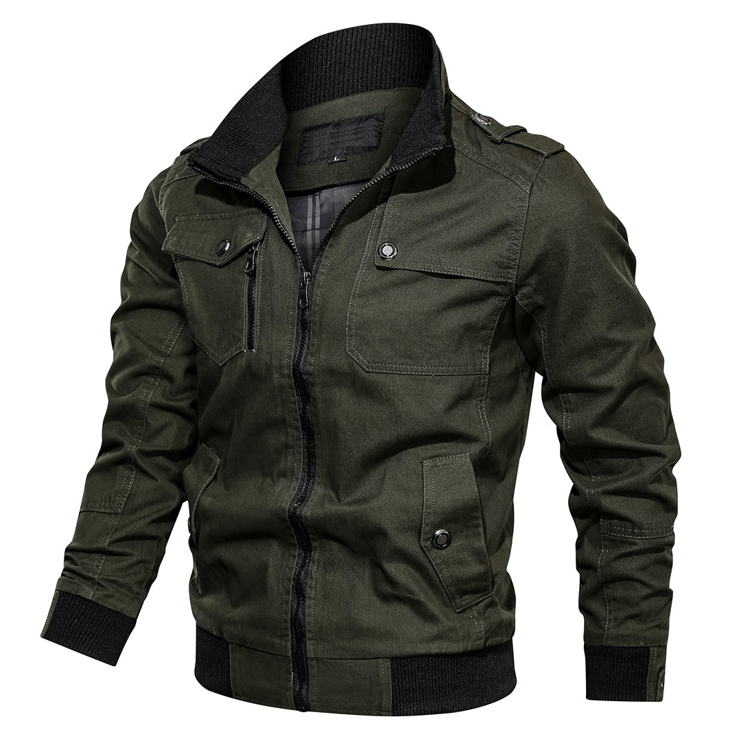 Alexander | Men's Zip Up Casual Bomber Jacket