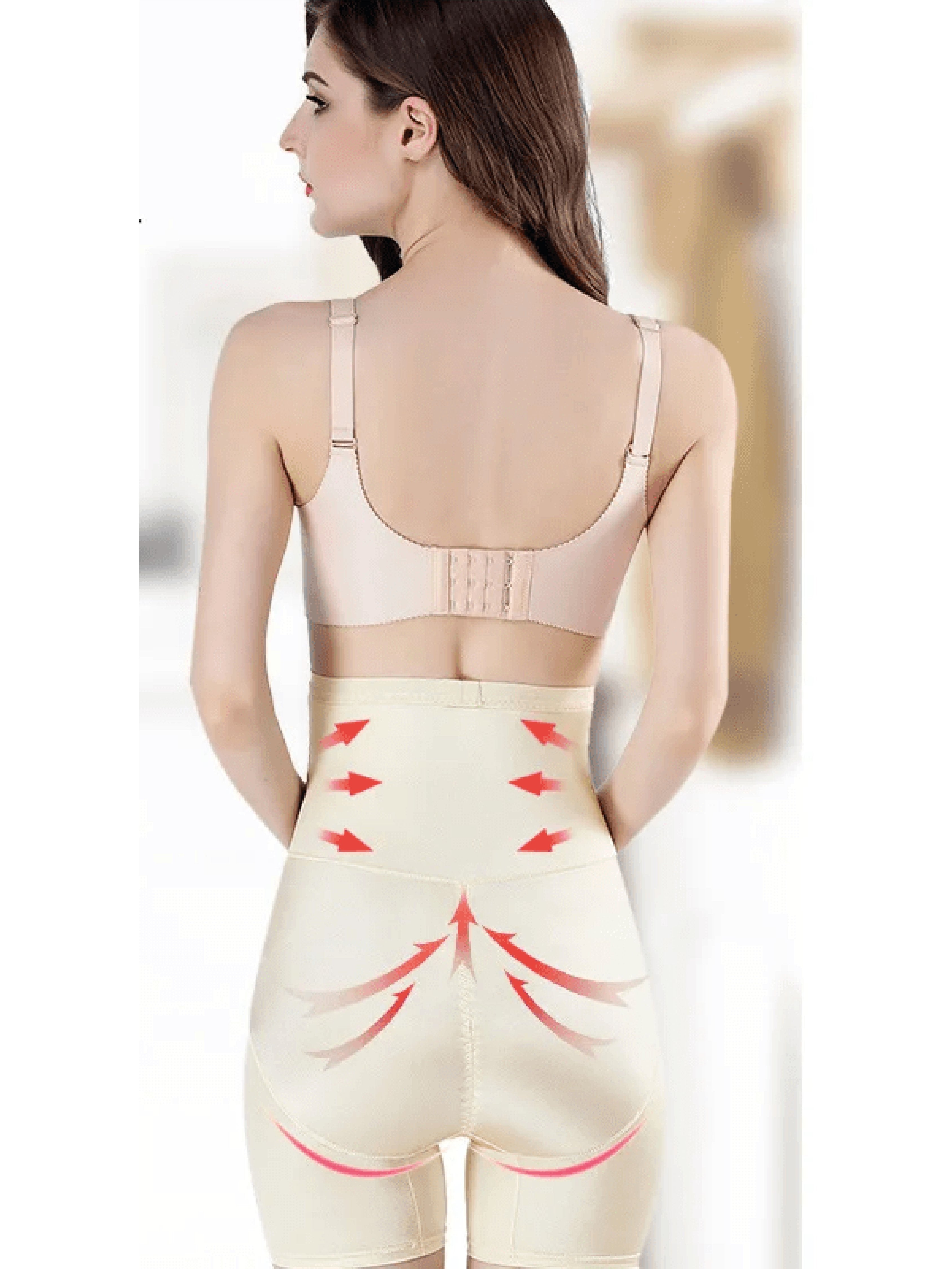 Olivia | Plus Size Shapewear High Waist Shorts Thigh Length