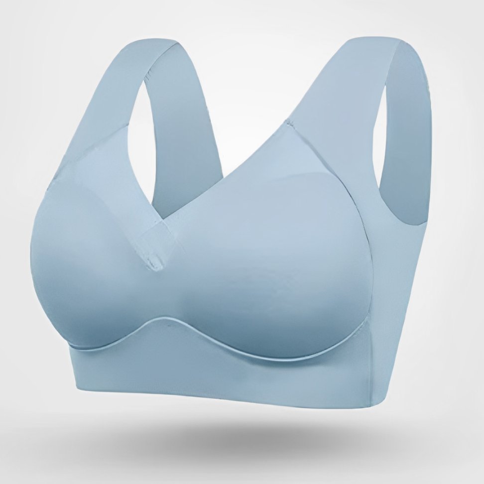Sophia | Plus Size Wireless Bra V-Neck Molded Cup Pull-On Design