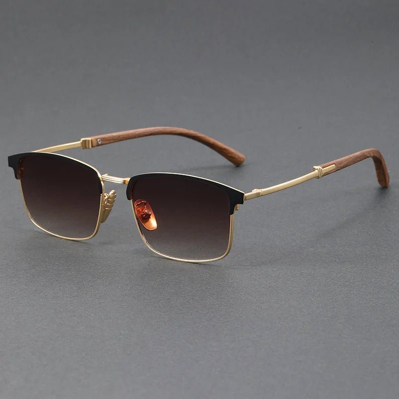 Luna | Sunglasses Half-Frame Polarized UV400 Browline Classic