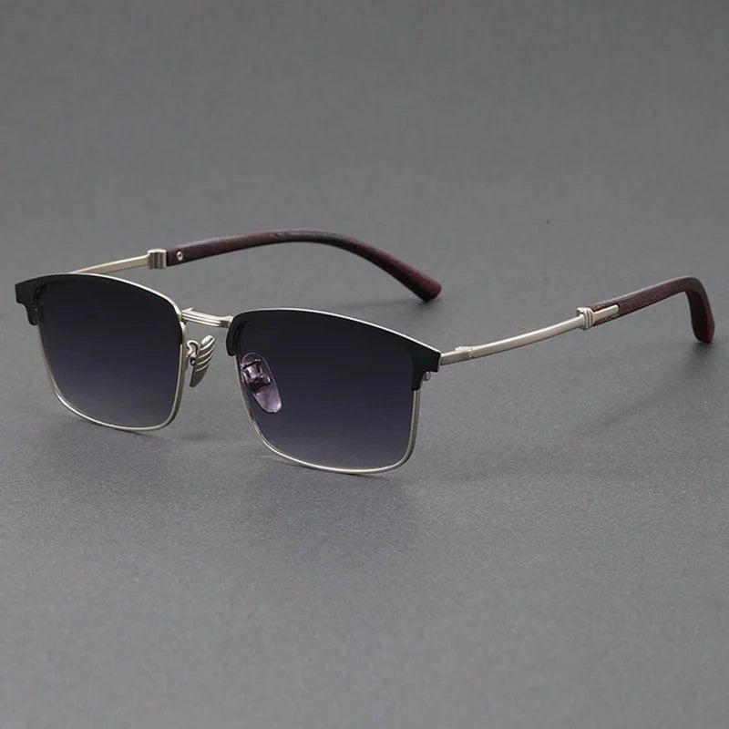 Luna | Sunglasses Half-Frame Polarized UV400 Browline Classic