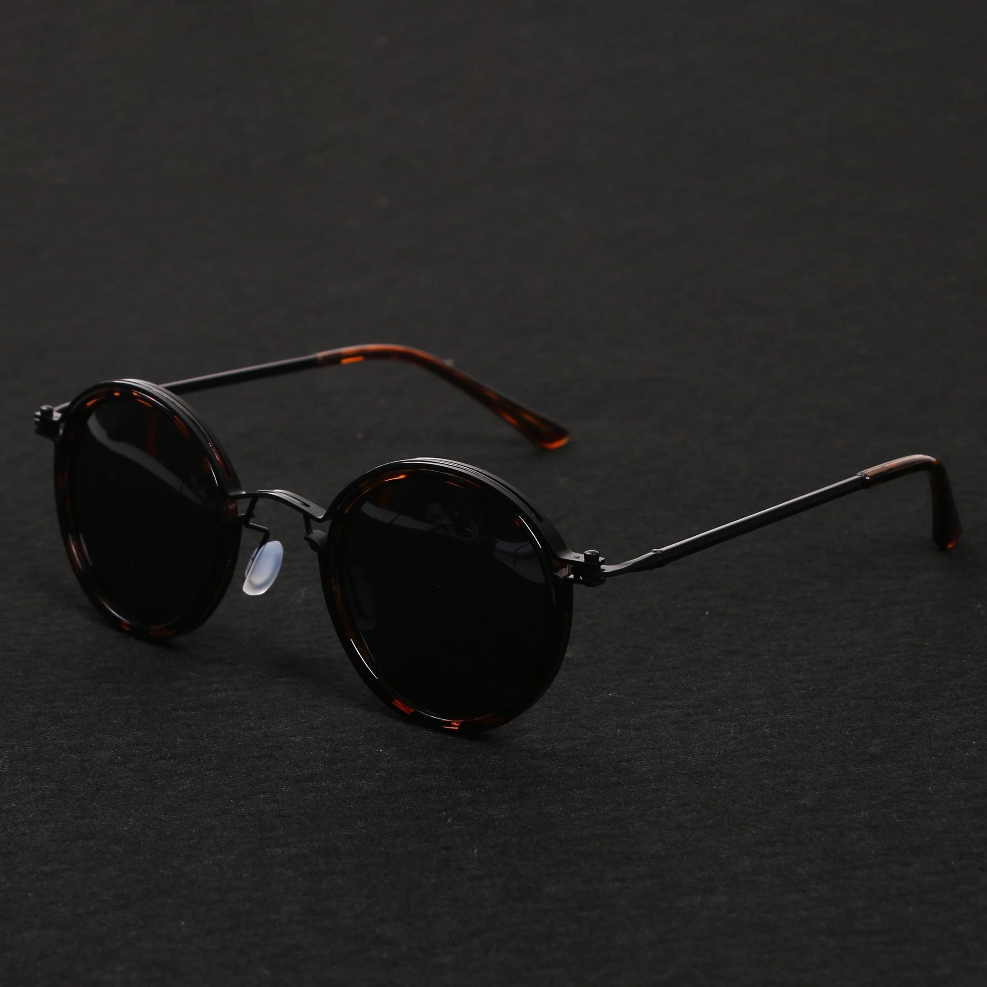 Grace | Sunglasses Polarized Round Frame Gold Metal Temples
