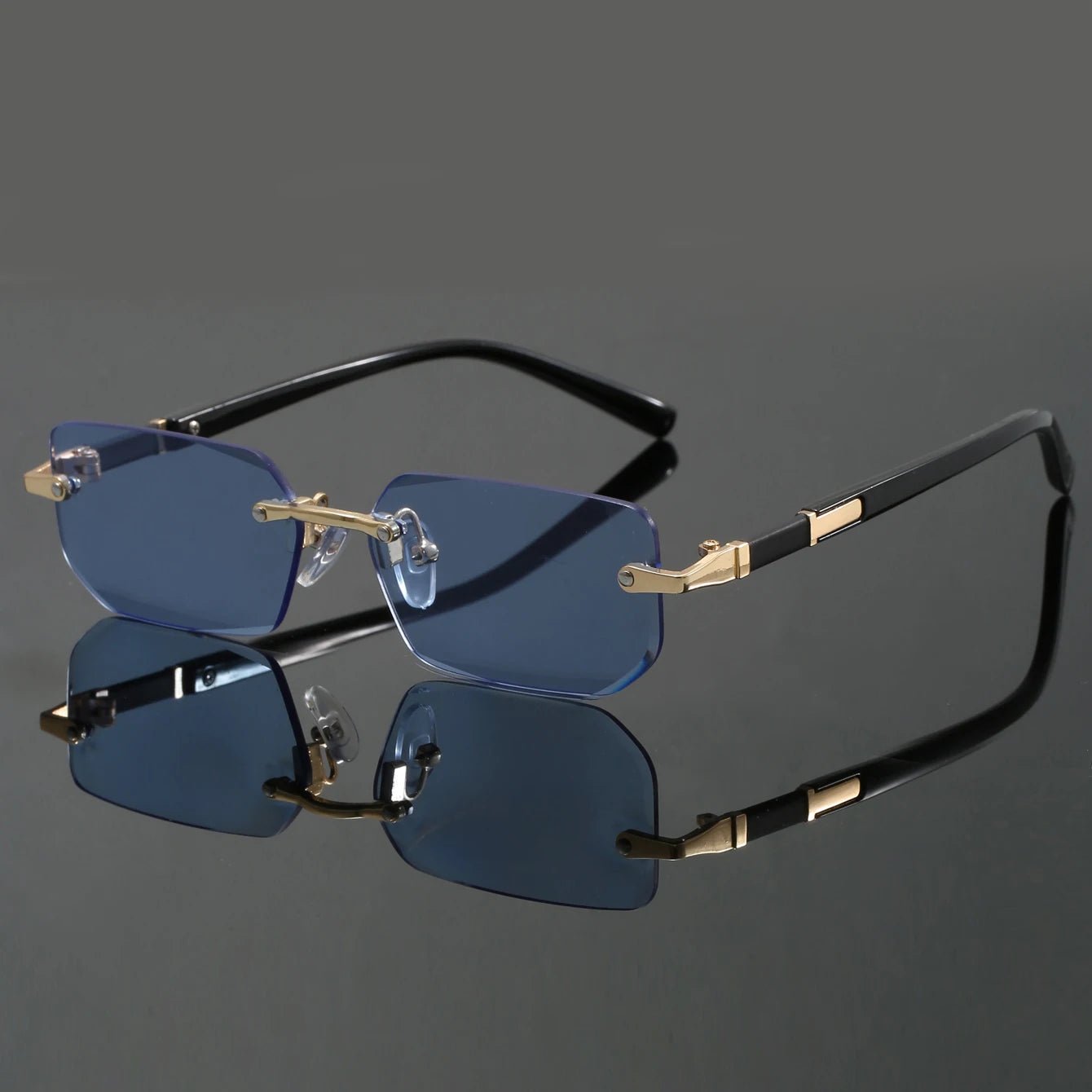 Alexander | Sunglasses Rimless Cut Edge UV400 Protection Lightweight