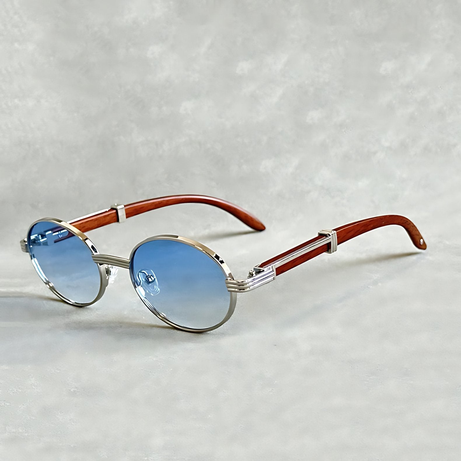Daniel | Sunglasses Round Gold Frame Designer UV400 Protection