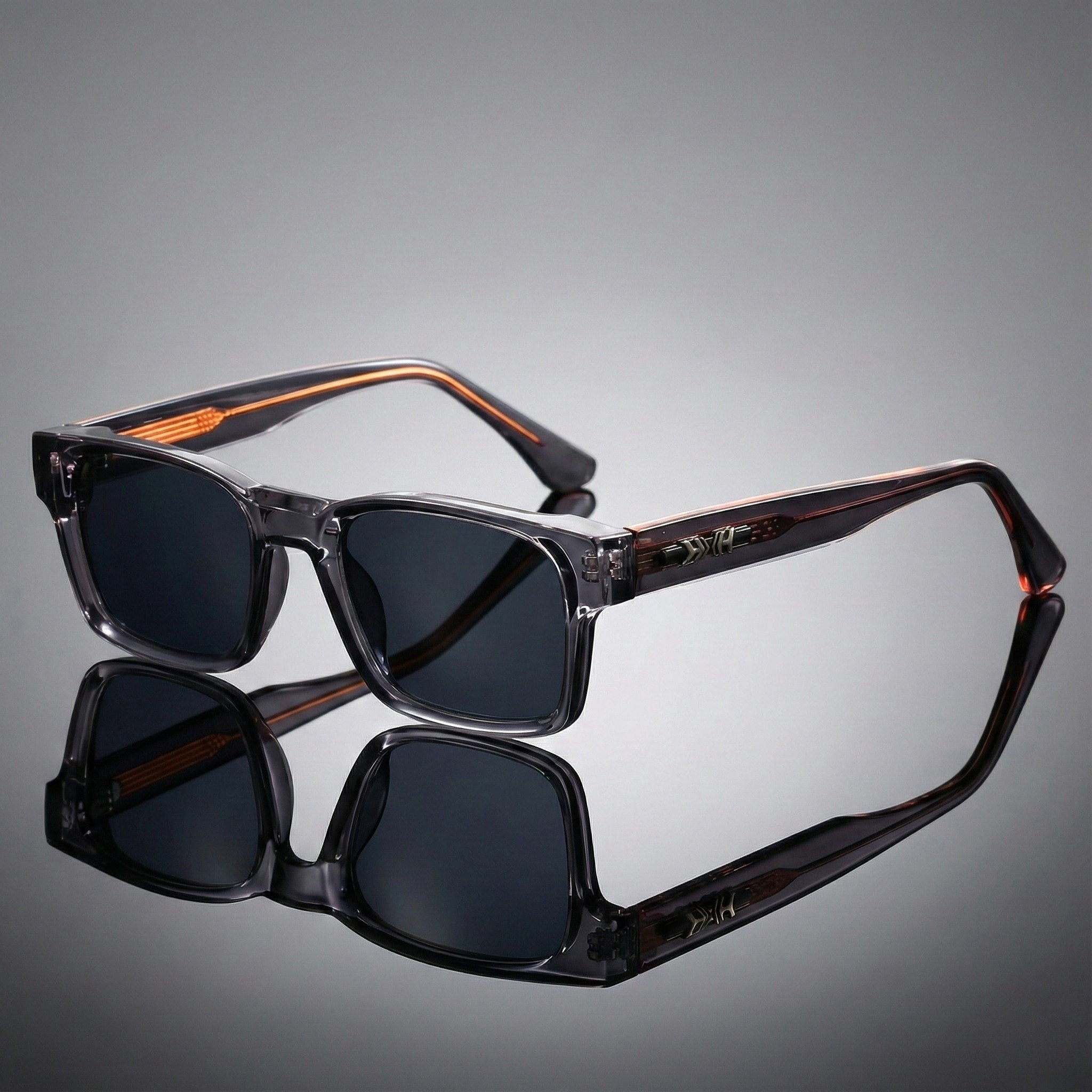 James | Sunglasses Square Tortoiseshell Acetate UV400 Protection