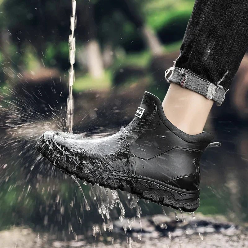 Lucas | Waterproof Boots Ankle Rain Chelsea Slip-On Outdoor