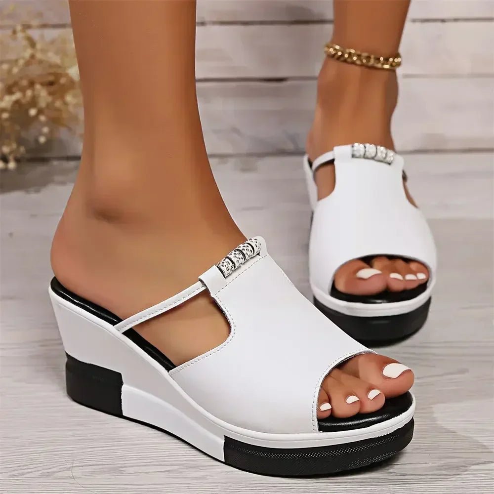 Isabella | Women's Orthopedic Wedge Sandals Cushioned Platform Slip-On