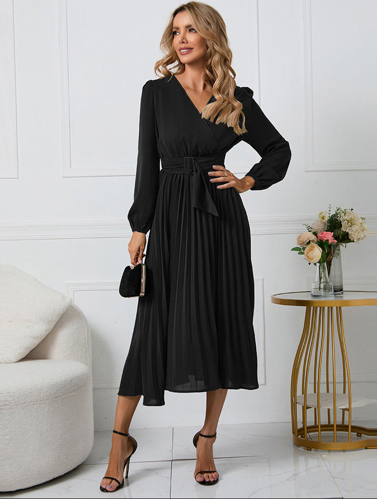 Grace | Women's Long Sleeve Midi Wedding Guest Dress