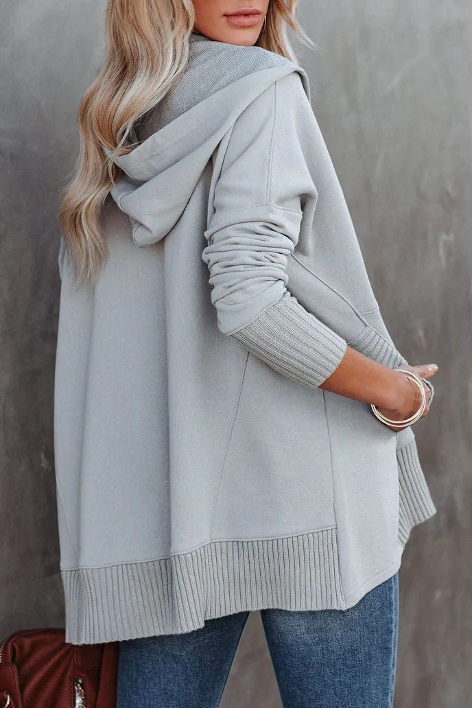 Emma | Women's Relaxed-Fit Hooded Drawstring Pullover Tunic Sweatshirt