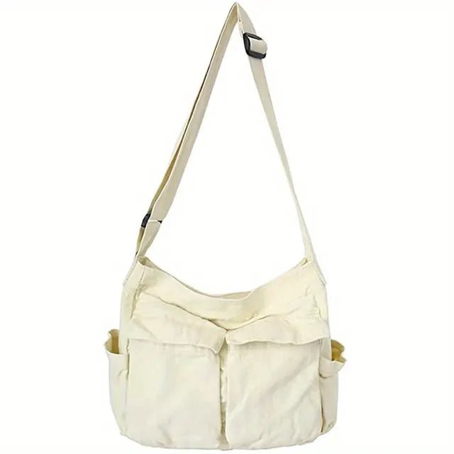Scarlett | Women's Vintage Multi-Pocket Canvas Tote Bag Crossbody Shoulder Bag