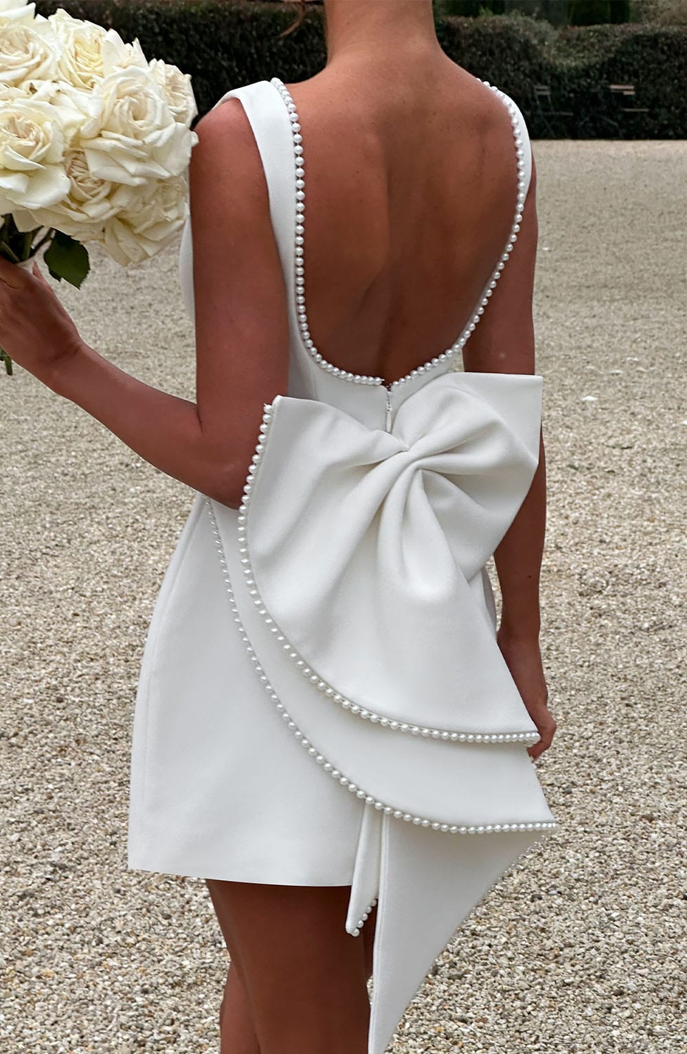 Kylie | Women's Wedding Guest Structured Mini Dress
