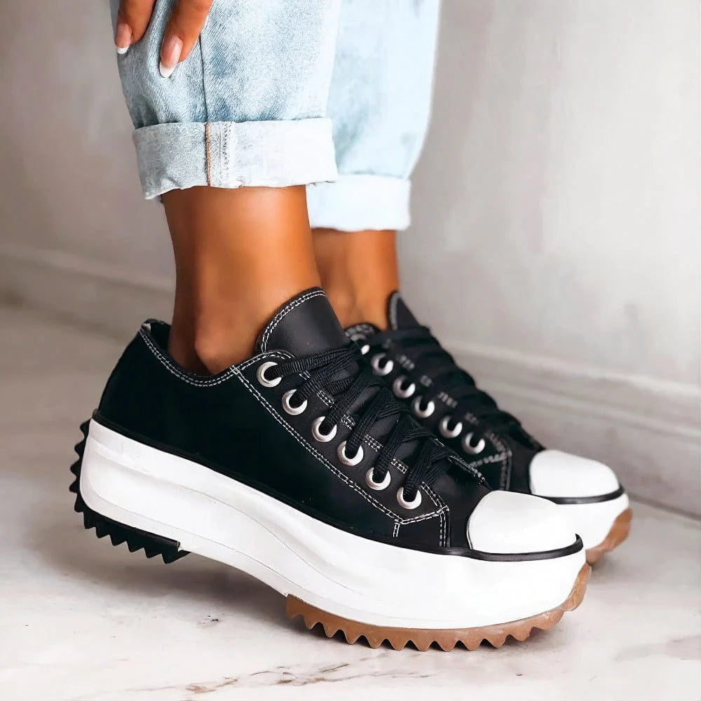 Daisy | Women Casual Lace Up Platform Everyday Sneakers