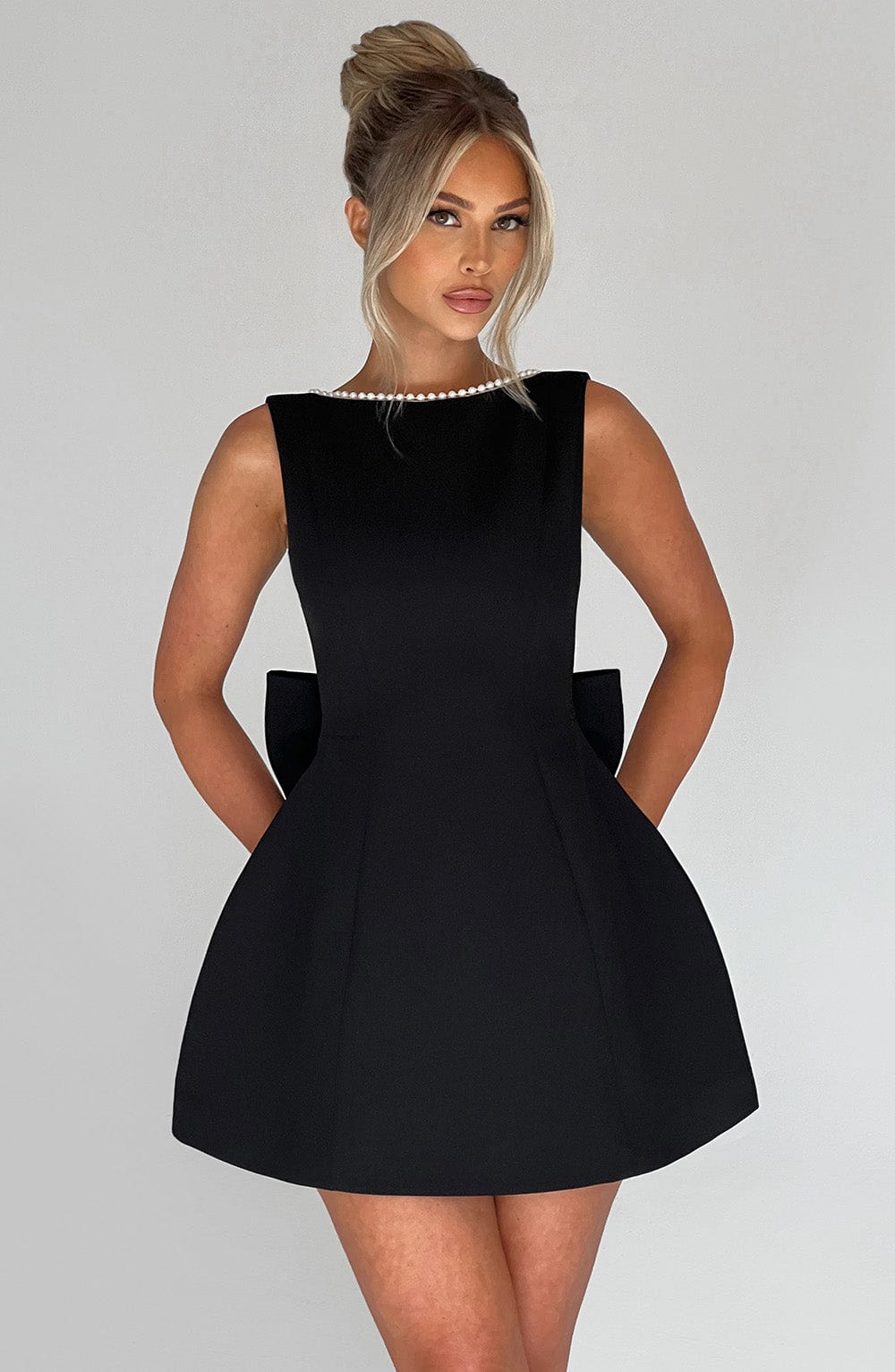 Kylie | Women's Wedding Guest Structured Mini Dress