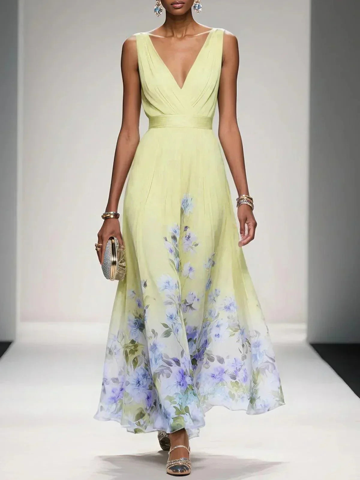 Isabella | Women's Floral Print Wedding Guest Dress