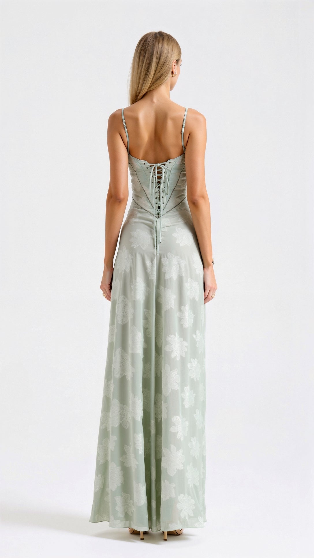 Lauren | Women’s Wedding Guest Dress Bustier Maxi Dress
