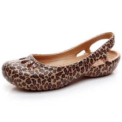 Penelope | Women's Comfortable Sandals Lightweight Waterproof Jelly Flat Cut-Out Slides