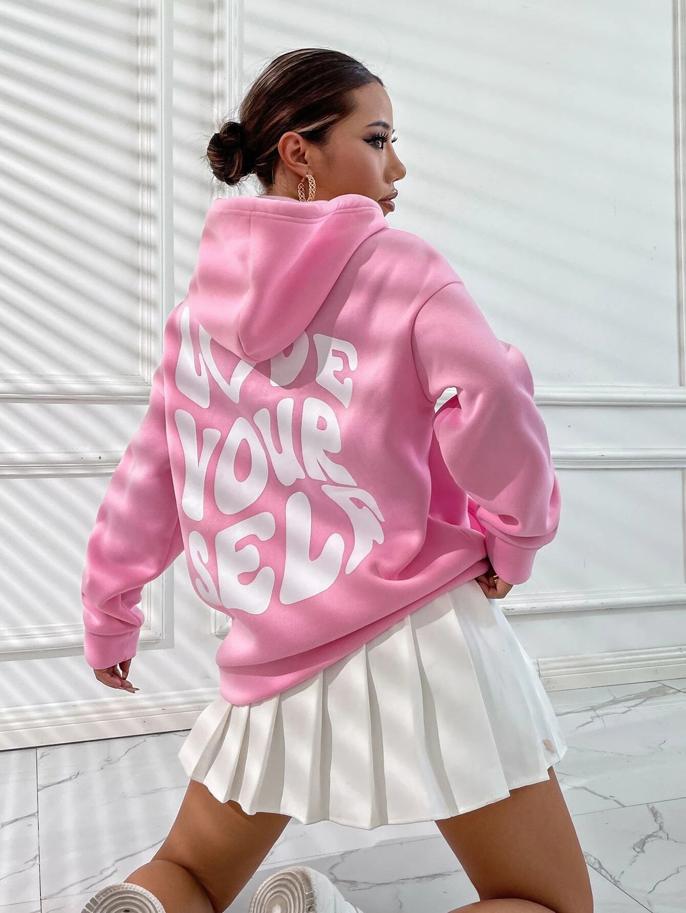 Eleanor | Women’s Hoodie with Drawstring Hood and Front Kangaroo Pocket