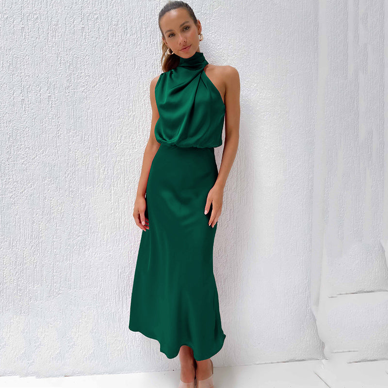 Faith | Women’s Chic Halter Evening Dress