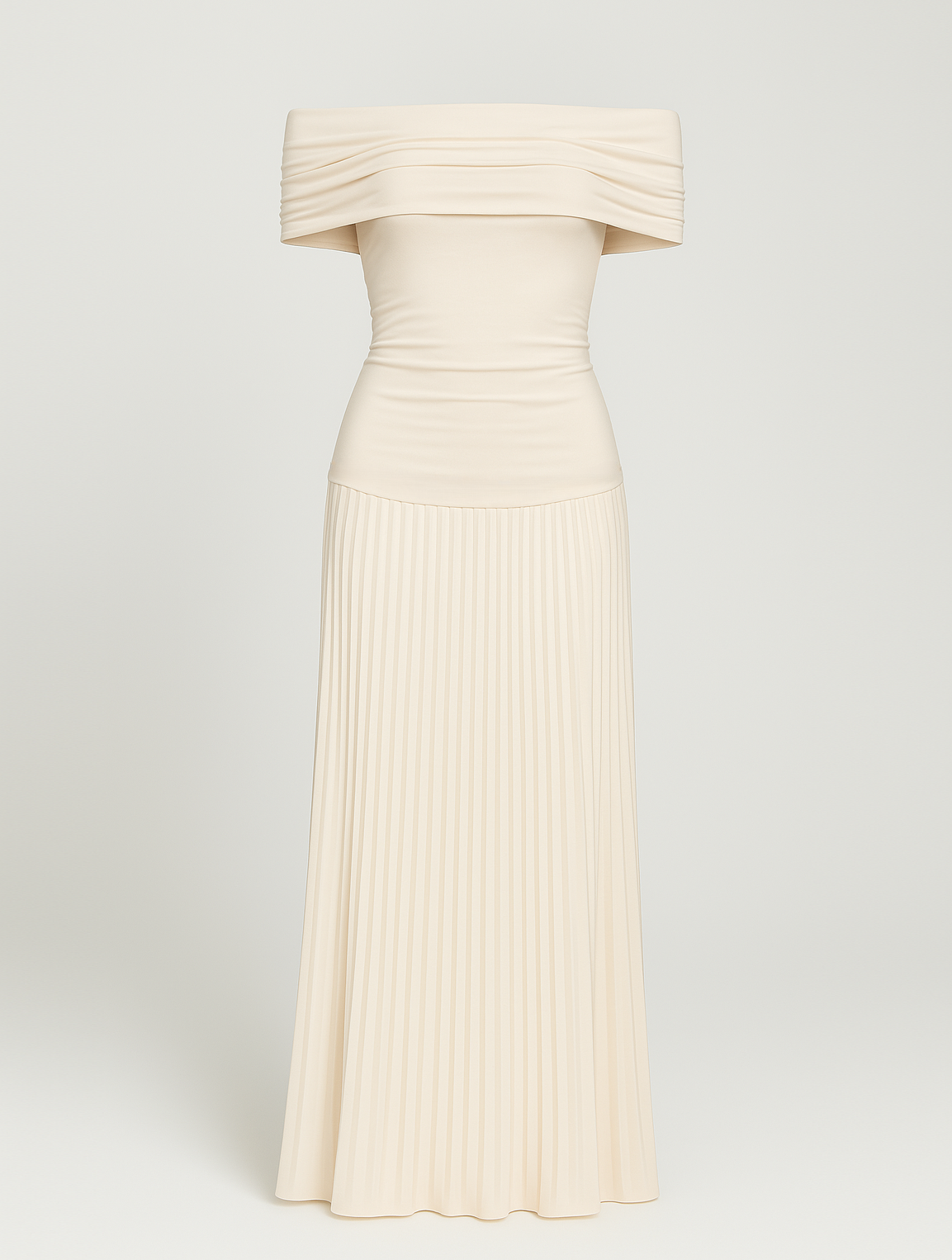 Bella | Women's Wedding Guest Pleated Maxi Dress