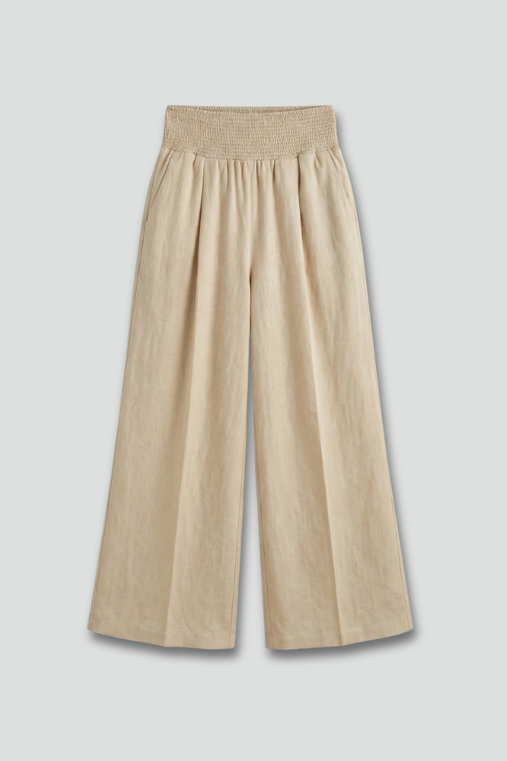 Charlotte | Women’s Palazzo Trousers with High Waist and Pleats