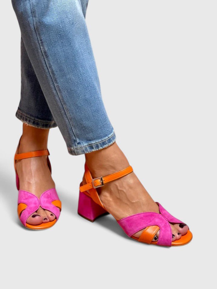 Aria | Block Heel Sandals Ankle Strap Orthopedic Comfort