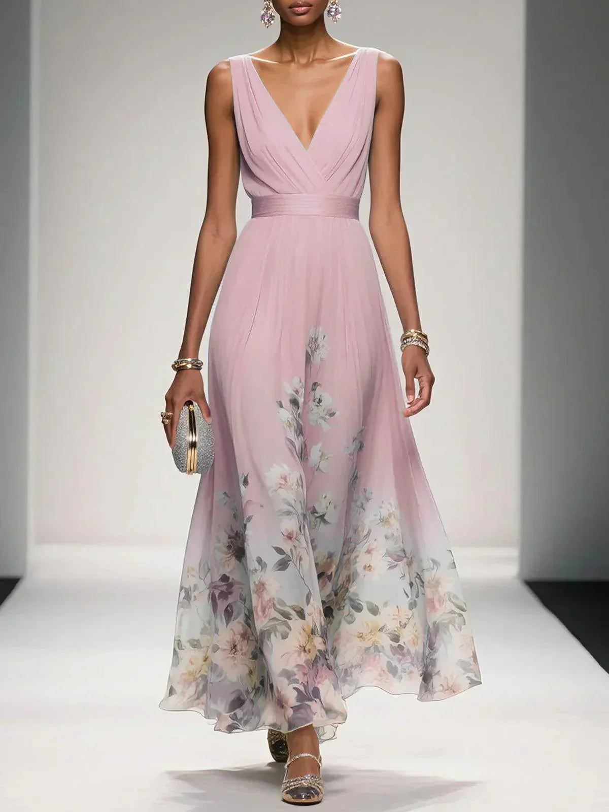 Isabella | Women's Floral Print Wedding Guest Dress