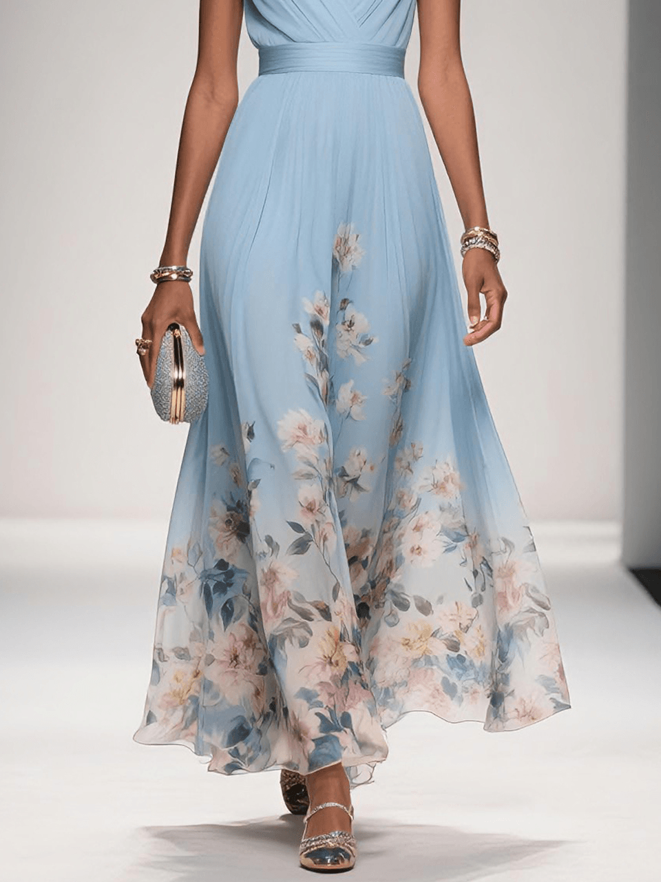 Isabella | Women's Floral Print Wedding Guest Dress