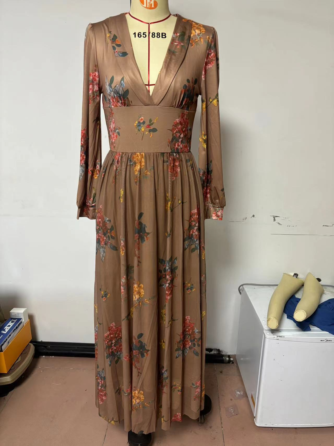 Laura | Women's Boho Casual Long Sleeve Maxi Dress