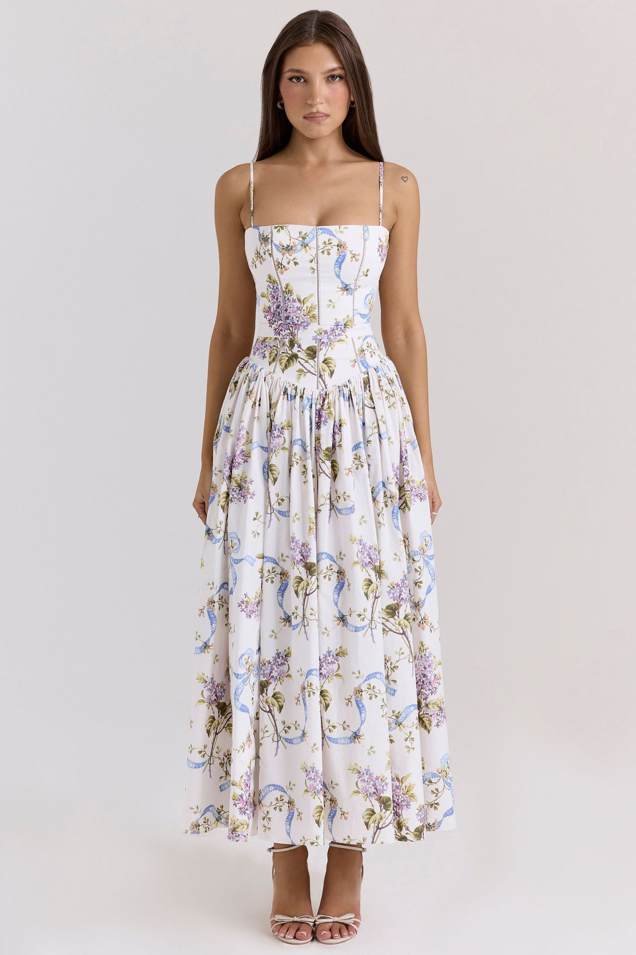 Gabriella | Women’s Wedding Guest Elegant Corset Midi Dress