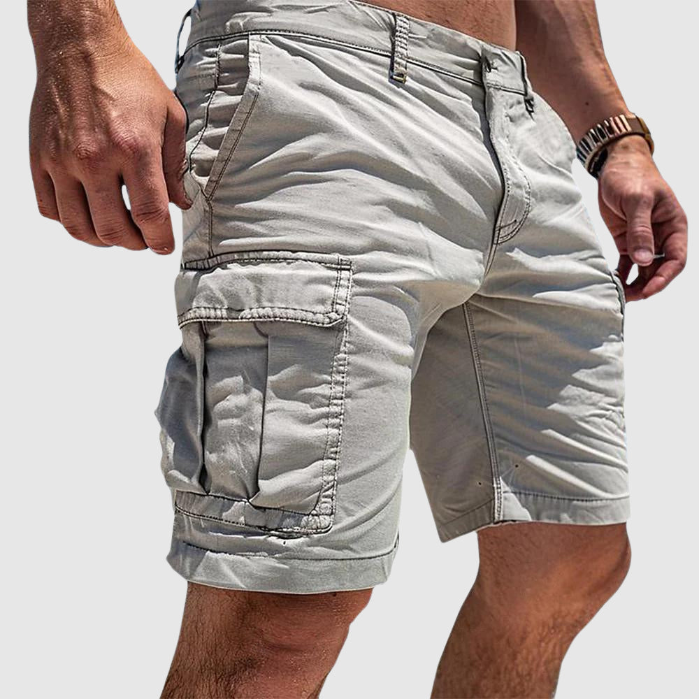 Charles | Men's Cargo Pocket Casual Knee Length Shorts