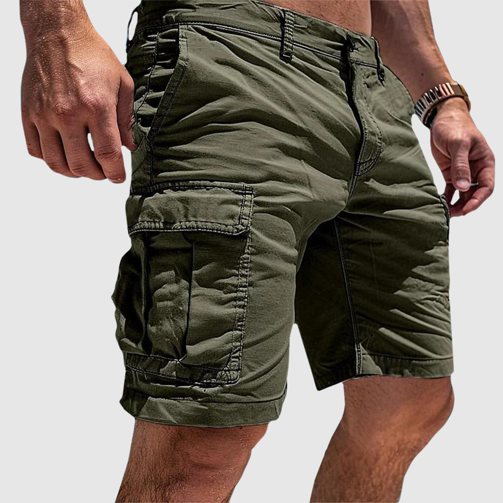 Charles | Men's Cargo Pocket Casual Knee Length Shorts