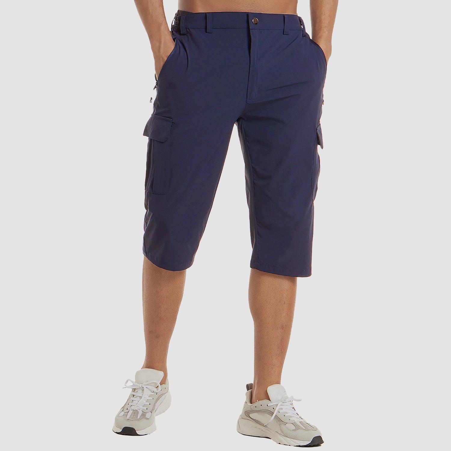 Brandon | Men's Cargo Pocket Casual Knee Length Shorts