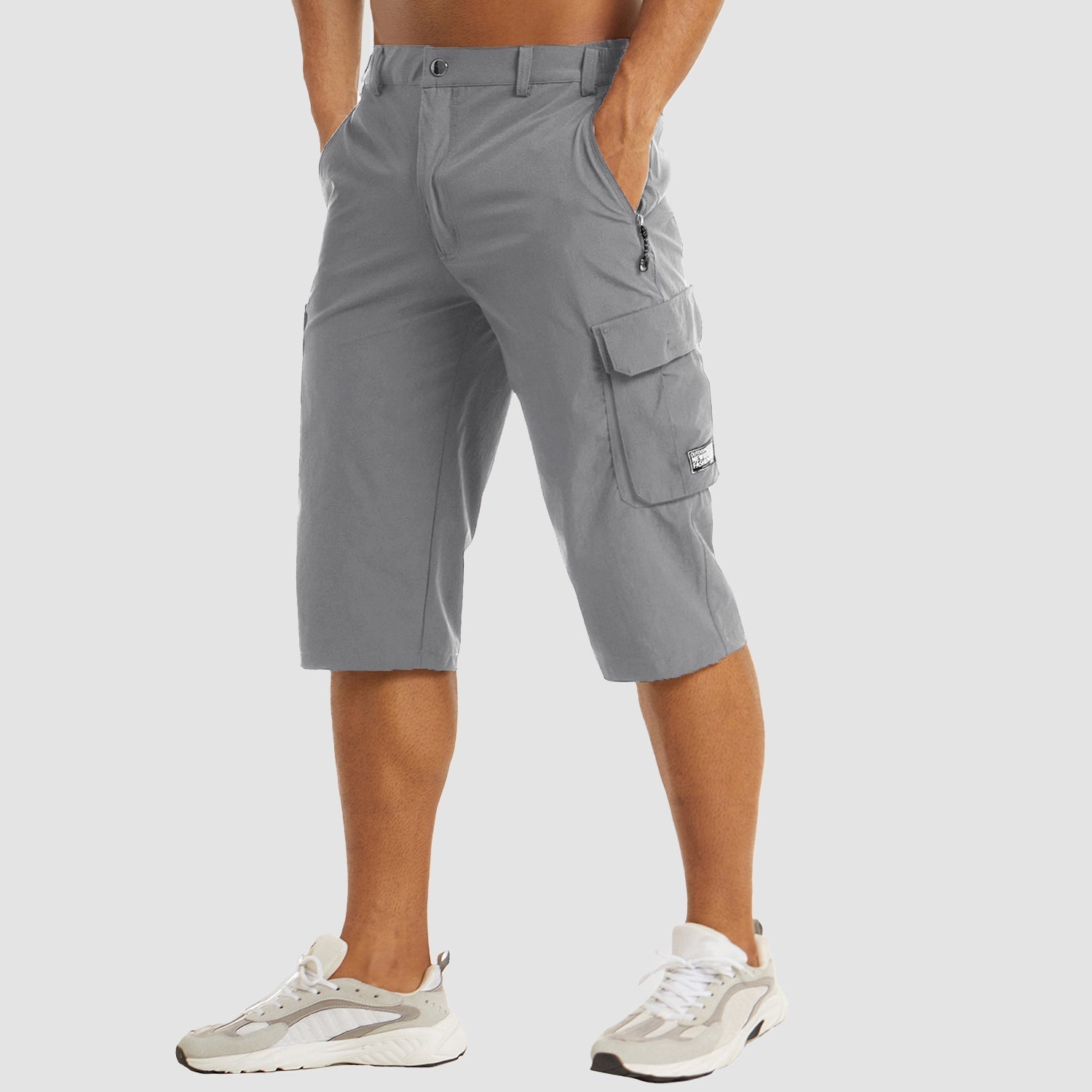 Brandon | Men's Cargo Pocket Casual Knee Length Shorts