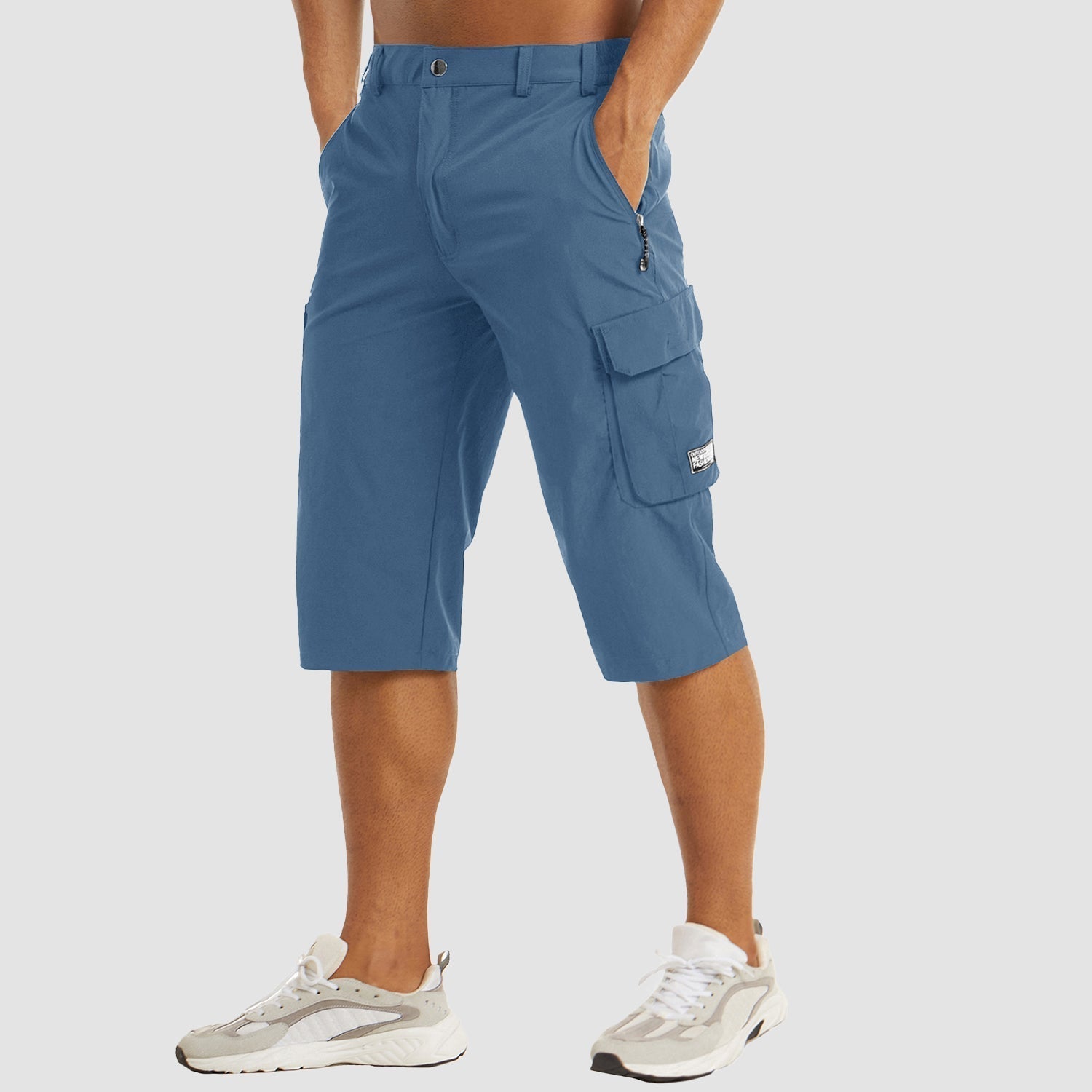 Brandon | Men's Cargo Pocket Casual Knee Length Shorts