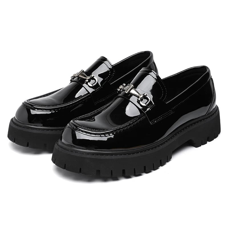Mason | Men's Leather Loafers Business Dress Shoes Platform Sole