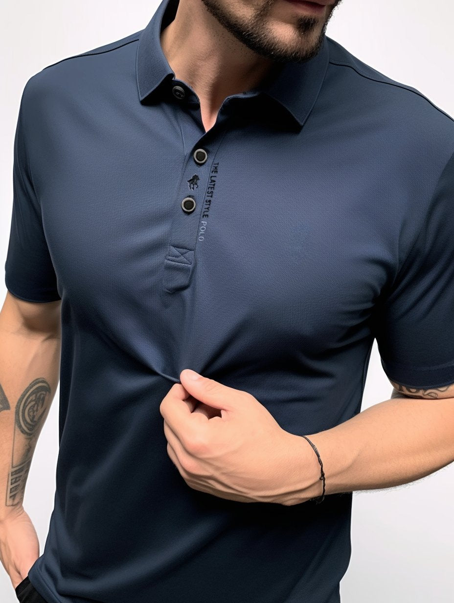 Owen | Men's Polo Shirt Wrinkle-Free Stretch Cotton Short Sleeve