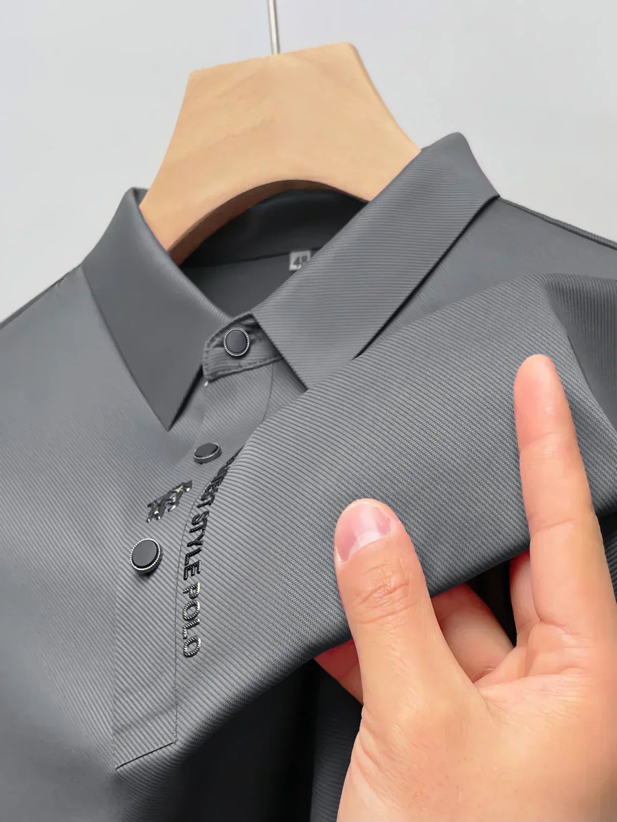 Owen | Men's Polo Shirt Wrinkle-Free Stretch Cotton Short Sleeve