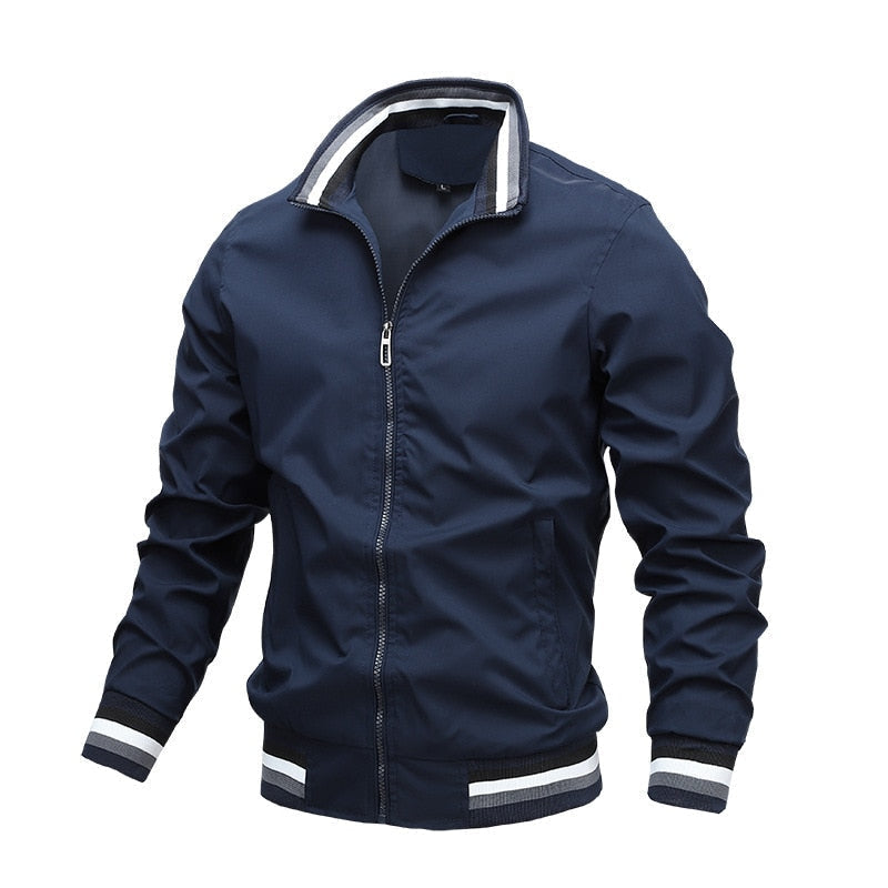 Andrew | Men's Zip Up Casual Classic Bomber Jacket