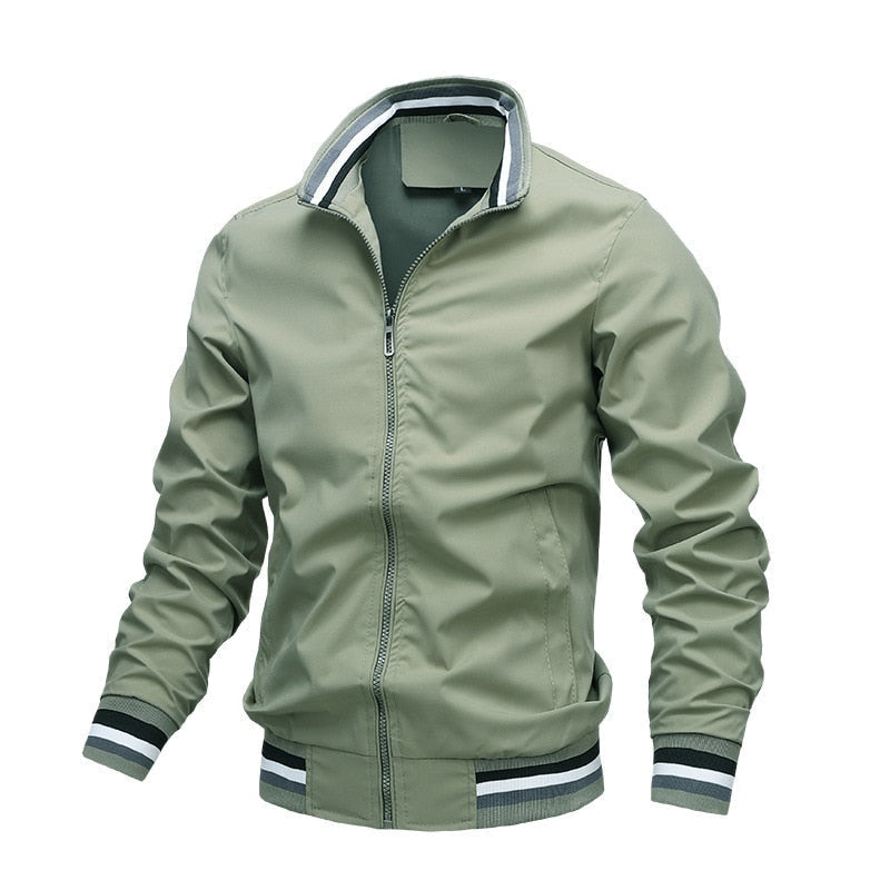 Andrew | Men's Zip Up Casual Classic Bomber Jacket