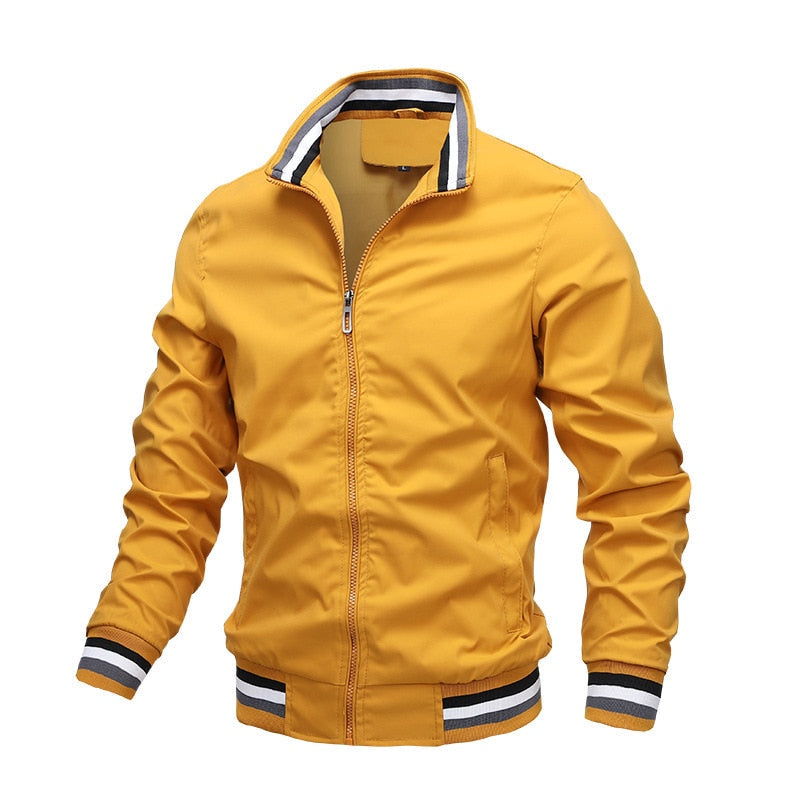 Andrew | Men's Zip Up Casual Classic Bomber Jacket