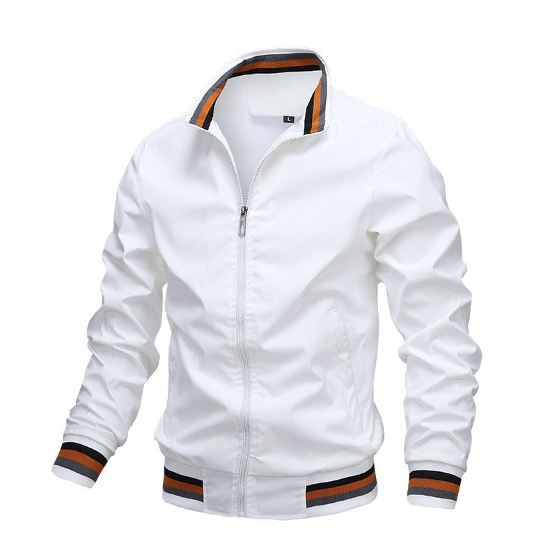 Andrew | Men's Zip Up Casual Classic Bomber Jacket