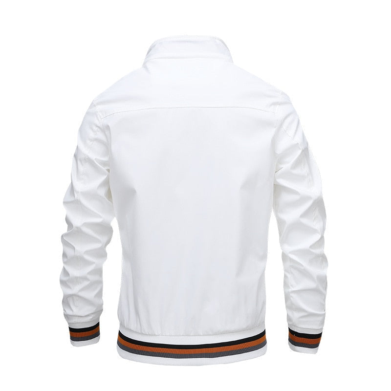 Andrew | Men's Zip Up Casual Classic Bomber Jacket